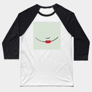 Sally, Nightmare Before Christmas Mask Design, Artwork, Vector, Graphic Baseball T-Shirt